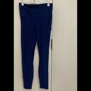 Fabletics high waisted cold weather leggings with pockets